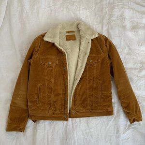 Aritzia Denim Forum Sherpa Jacket